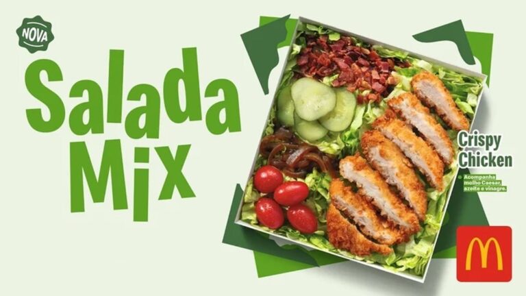 McDonald’s entra na onda do wellness com nova Salada Mix