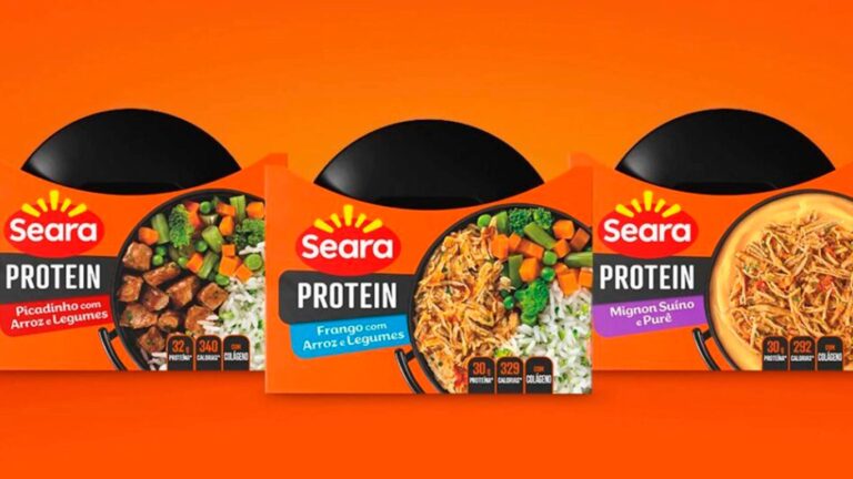 Seara lança linha de refeições proteicas congeladas com colágeno