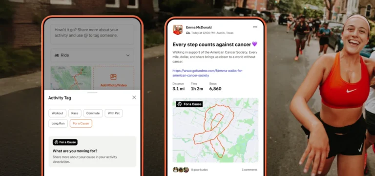 Strava e GoFundMe: Correr por uma causa é a nova aposta para dominar o mercado