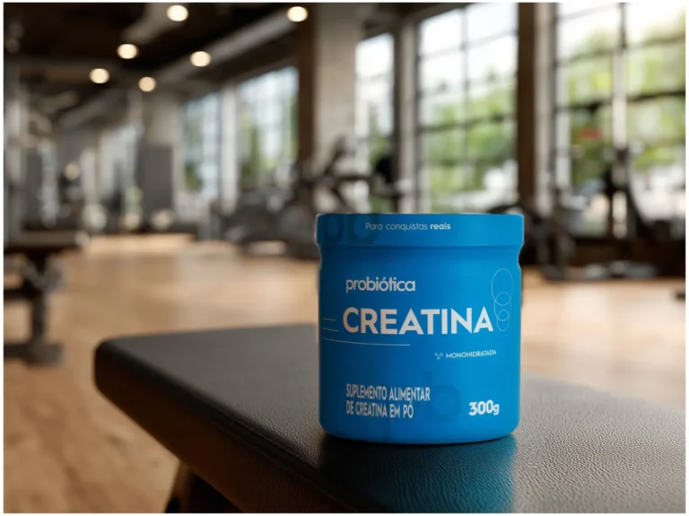 Probiótica lança creatina em dose única, pronta para o consumo com a porção máxima de 5g