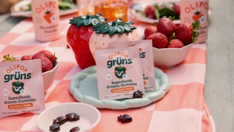 Gruns fecha parceria para lançar gomas saudáveis de morango e baunilha
