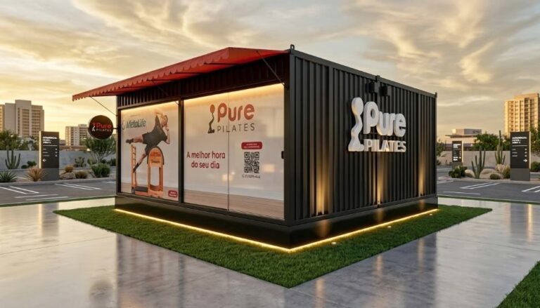 Pure Pilates aposta em containers para expandir sua rede de franquias