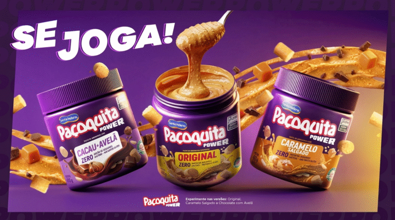 Paçoquita anuncia pasta de amendoim proteica e zero açúcar