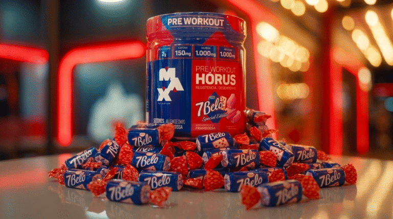 Max Titanium e 7Belo unem forças em linha de suplementos sabor bala