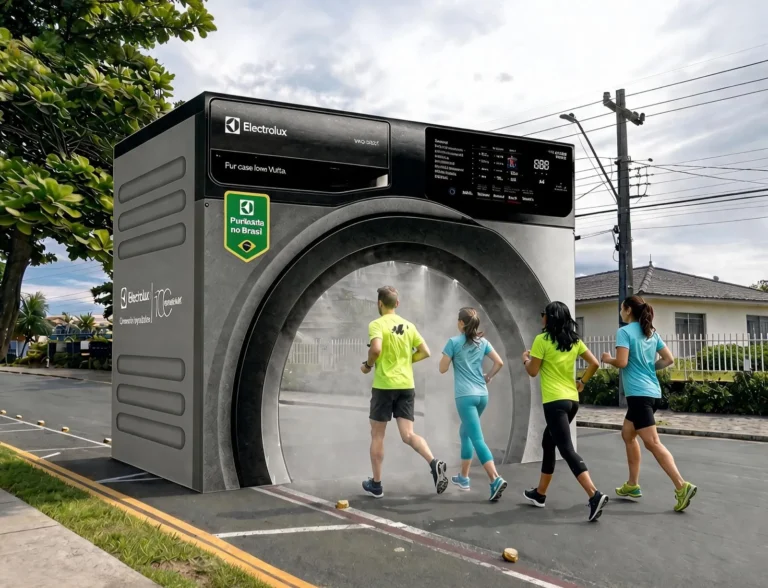 Electrolux vai instalar uma máquina de lavar gigante para corredores em Curitiba