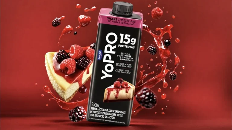 YoPRO anuncia seu mais novo sabor de Cheesecake com frutas vermelhas