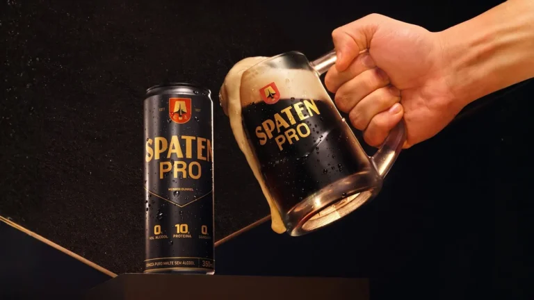 Ambev lança cerveja com colágeno, 10g de proteína e zero álcool