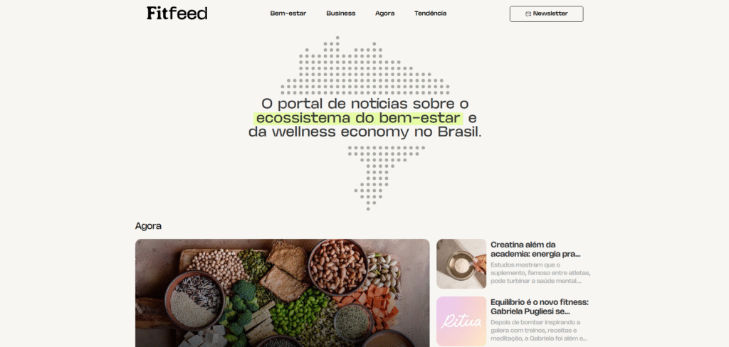 Depois de 1 ano a Fitfeed decidiu te entregar mais um jornal saudável na semana
