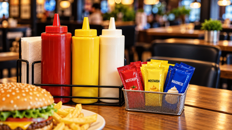 São Paulo anuncia que vai proibir bisnagas de ketchup, maionese e mostarda nos restaurantes