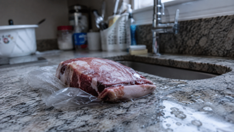 “Mas eu sempre descongelei carne na pia”